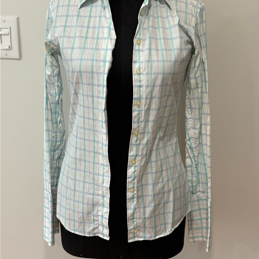 Women's Plaid Button-Up Shirt
